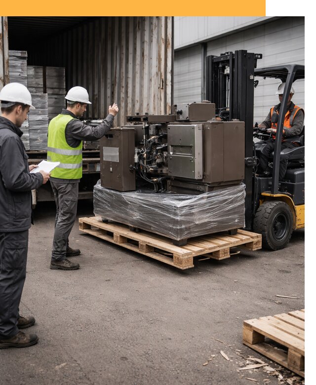 Доставка промышленного оборудования из Европы от 45648