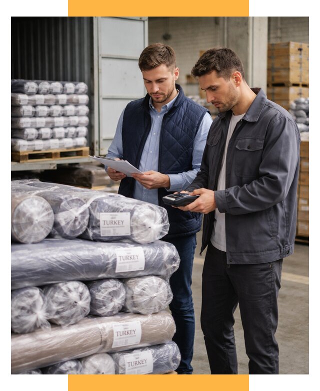 Доставка текстиля из Турции от 45648 р. под ключ, СетСервис-Блч