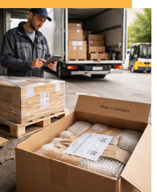 Доставка грузов из Германии от 45648 руб с таможенным оформлением