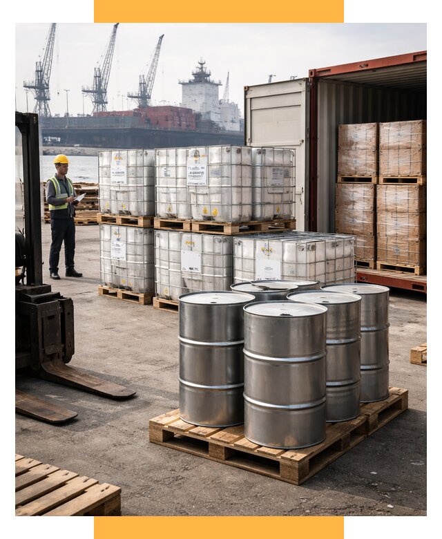 Доставка химического сырья из Индии от 253600 р. | СетСервис-Блч