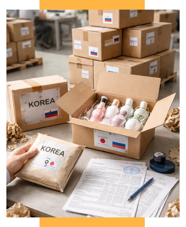 Доставка косметики из Кореи от 8622 р. под ключ | СетСервис-Блч