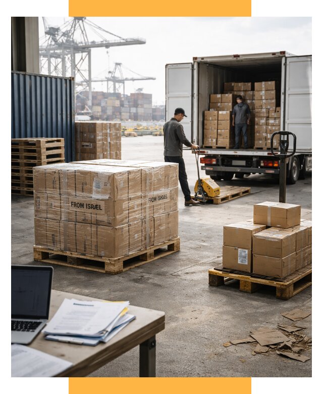 Доставка грузов из Израиля от 15216 р., логистика от СетСервис-Блч