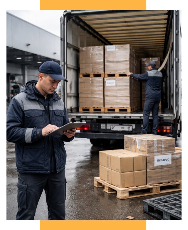 Доставка грузов из Беларуси от 15216 р. логистика СетСервис-Блч