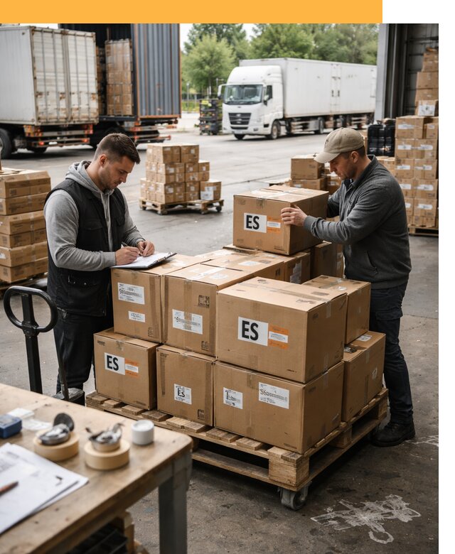 Доставка грузов в Испанию автотранспортом от 35504 руб