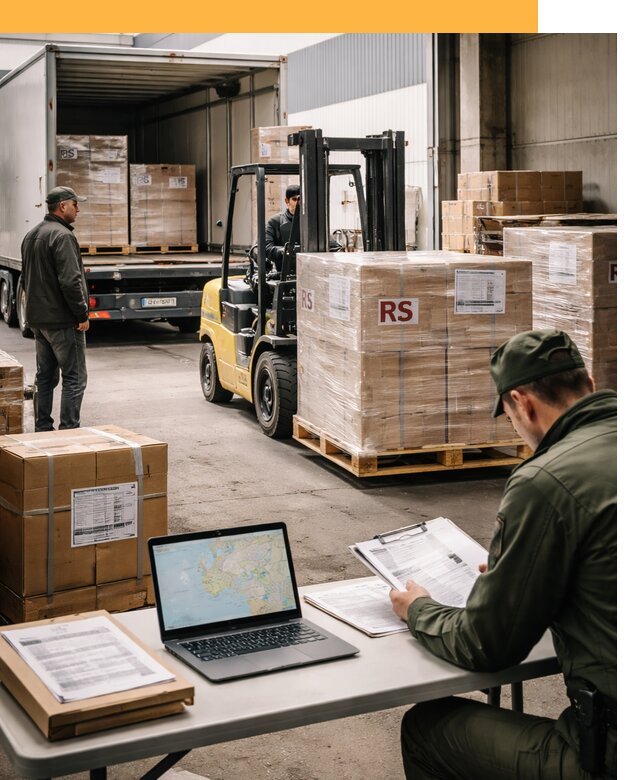 Доставка грузов в Сербию от 45648 руб, международные перевозки