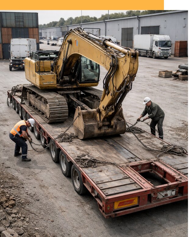 Перевозка спецтехники по России и миру от 45648 руб