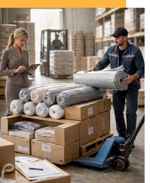 Перевозка текстиля по миру от 15216 руб. с таможней и страхованием