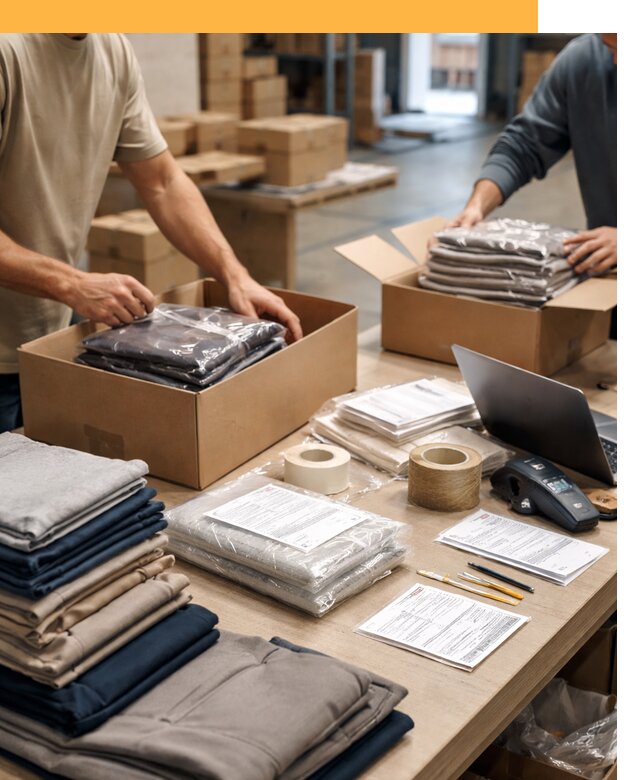 Перевозка одежды по миру от 7608 руб. с таможенным оформлением