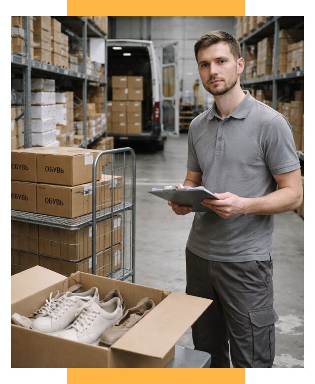 Доставка обуви из Китая и Турции от 4565 р. СетСервис-Блч