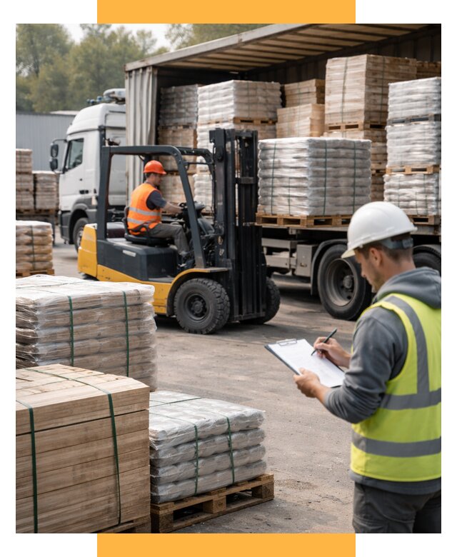 Перевозка строительных материалов от 5579 р. | СетСервис-Блч