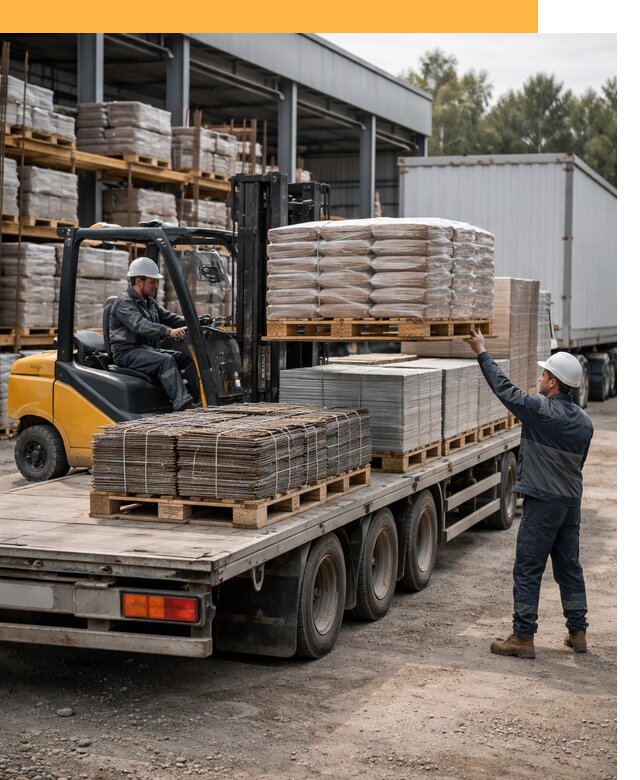 Перевозка строительных материалов по миру от 5579 руб