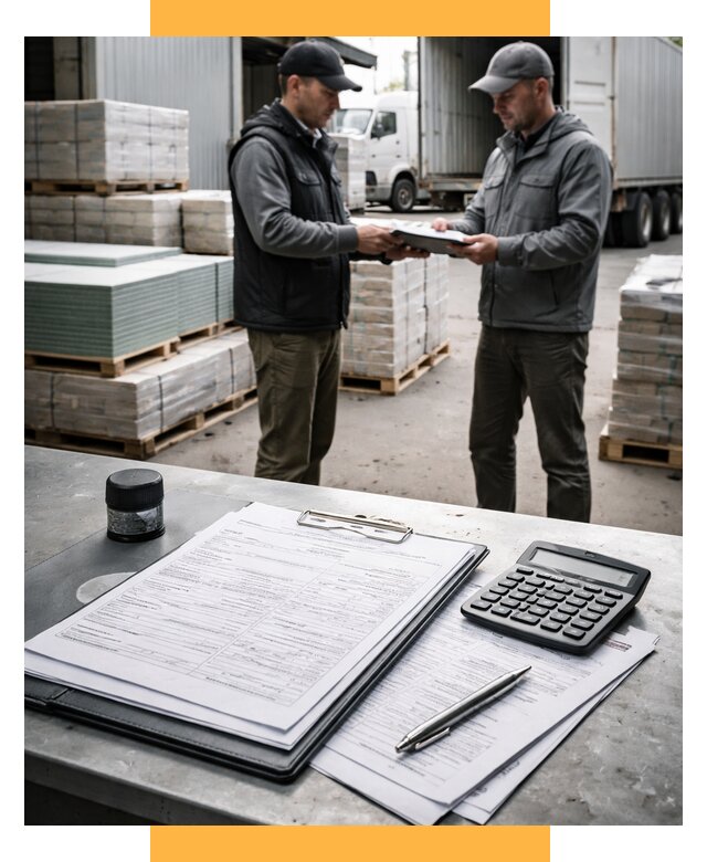 Таможенное оформление стройматериалов от 8622 р. | СетСервис-Блч