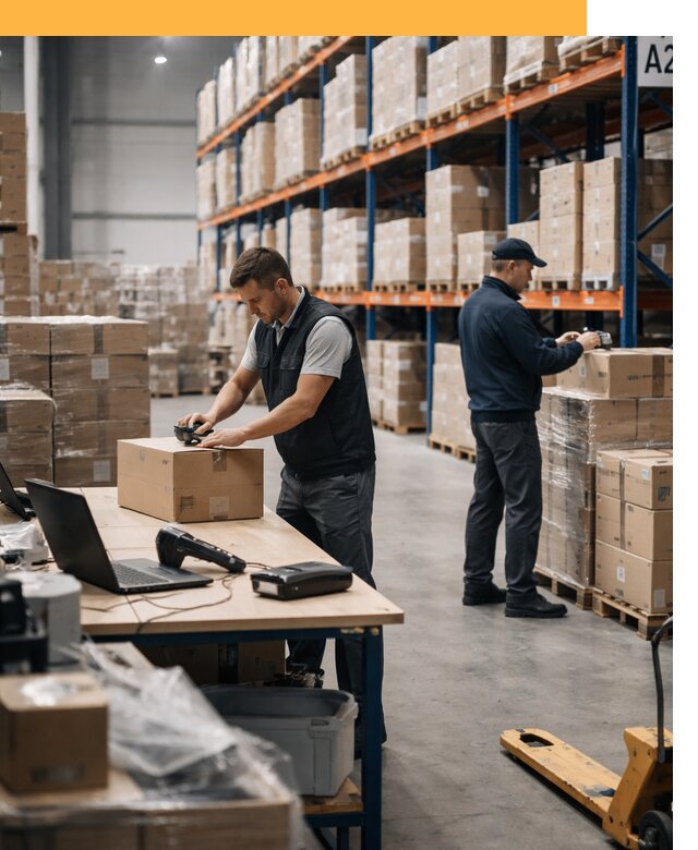 Склад консолидации в Европе: хранение, сортировка от 6594